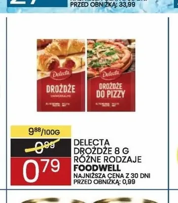 Drożdże Delecta Foodwell promocja w Wafelek