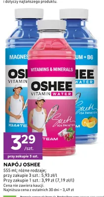Napój Oshee Vitamin Water Magnesium promocja w Stokrotka