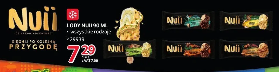 Lody Nuii Dark Chocolate & Nordic Berry promocja w Selgros