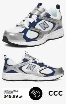Buty sportowe New Balance U40825 m promocja w CCC