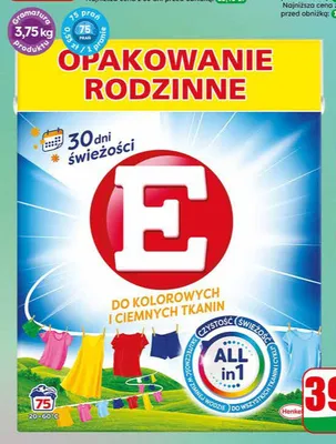 Proszek do prania E do kolorowych i ciemnych tkanin promocja w Dino