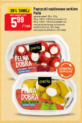 Papryczki czereśniowe nadziewane serem promocja w POLOmarket