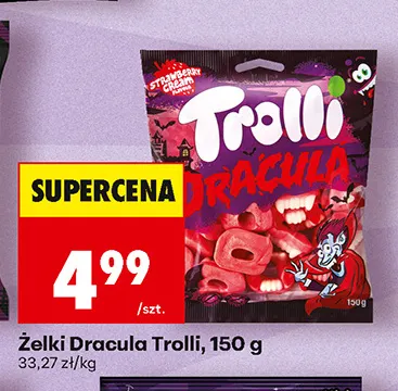 Żelki Dracula Trolli promocja w Biedronka