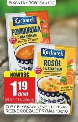 Zupa błyskawiczna Kucharek promocja w Bingo