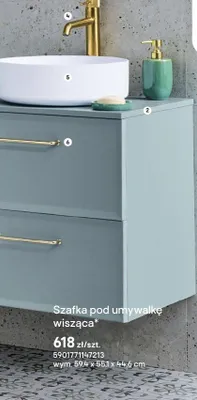 Szafka pod umywalkę wisząca promocja w Castorama