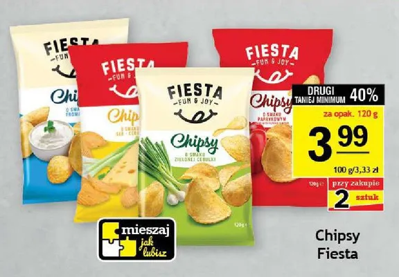 Chipsy Fiesta promocja w Gram Market