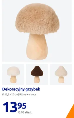 Dekoracyjny grzybek promocja w Action