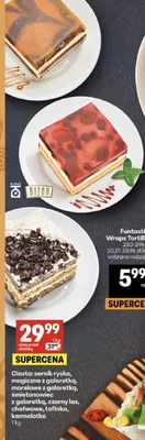 Ciasto chałwowe Bizon promocja w Delikatesy Centrum