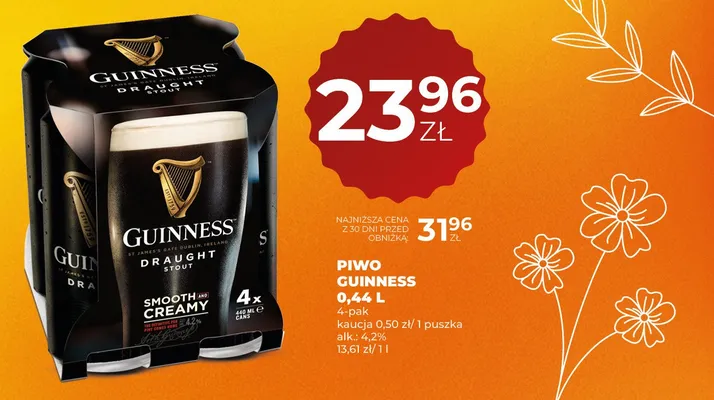 Piwo Guinness promocja w Duży Ben