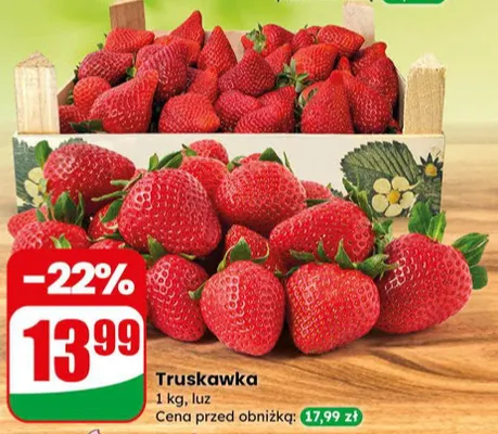 Truskawka promocja w Dino