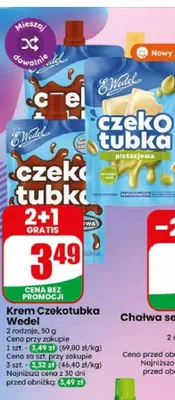 Krem Czekotubka E.Wedel promocja w Dino