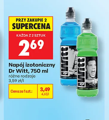 Napój izotoniczny Dr Witt promocja w Biedronka