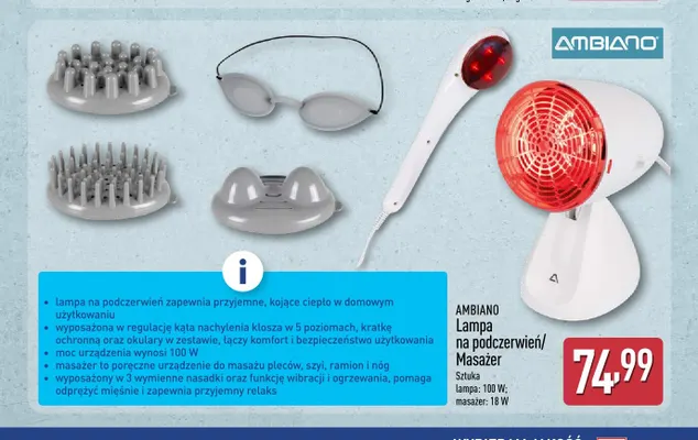 Masażer Ambiano promocja w Aldi