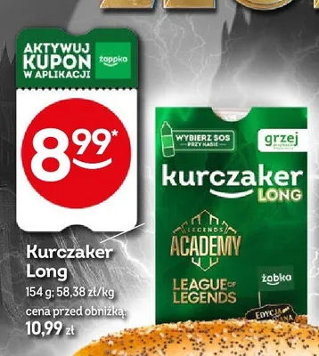 Kurczaker long promocja w Żabka