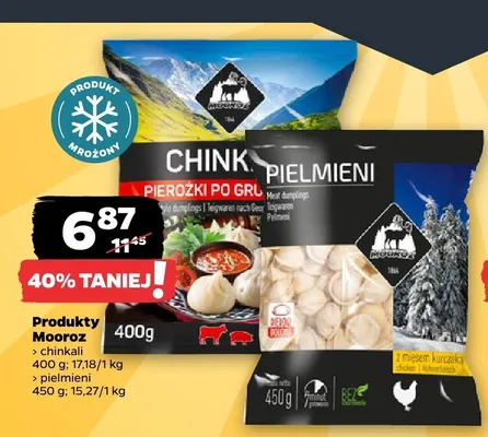 Chinkali Mooroz promocja w Netto