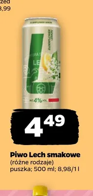 Piwo Lech smakowe promocja w Netto