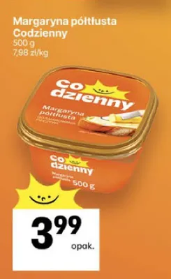 Margaryna półtłusta Codzienny promocja w Delikatesy Centrum