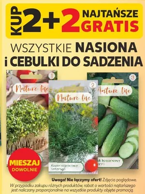 Wszystkie nasiona i cebulki do sadzenia promocja w Kaufland