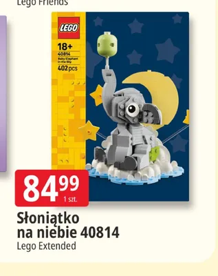 Klocki Lego Extended Słoniątko na niebie 40814 promocja w Leclerc