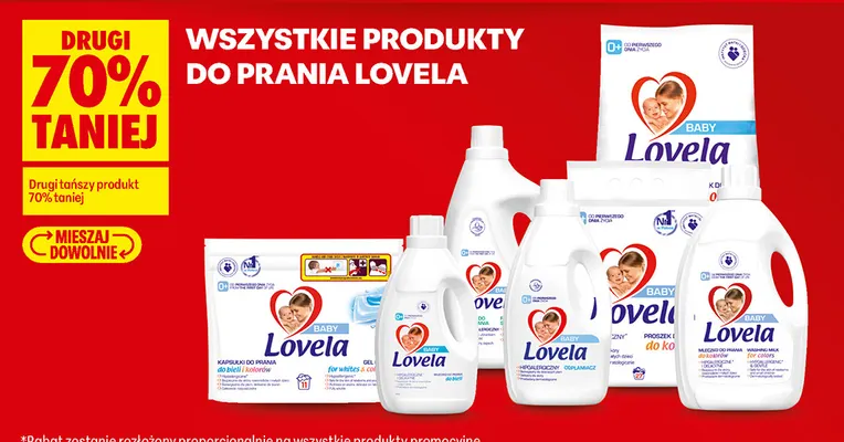 Proszek do prania Lovela Baby do kolorów promocja w Biedronka