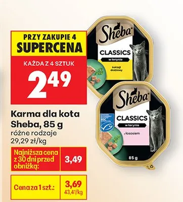 Karma dla kota Classics różne rodzaje promocja w Biedronka