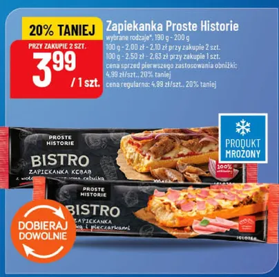 Zapiekanka Proste Historie promocja w POLOmarket