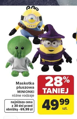 Maskotka pluszowa Minionki promocja w Carrefour