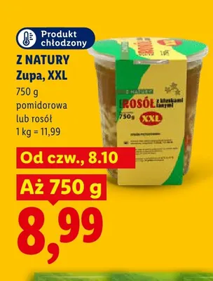 Zupa XXL pomidorowa Z Natury promocja w Lidl