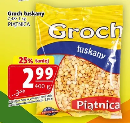 Groch łuskany Piątnica promocja w Prim Market