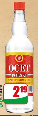 Ocet spirytusowy polski 10% Grupa AWW promocja w Dino