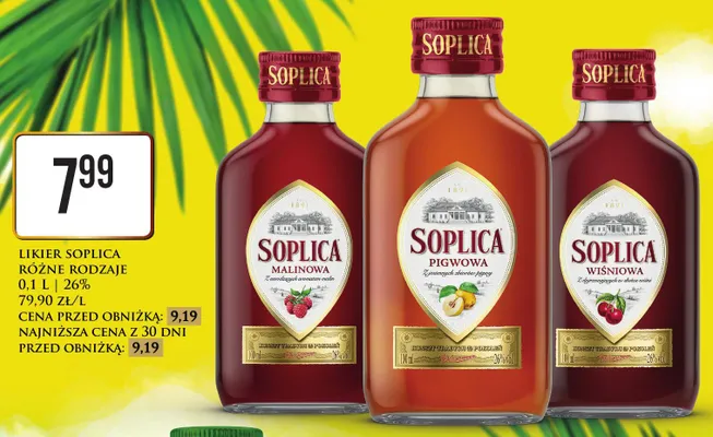 Likier Soplica Malinowa promocja w Dino