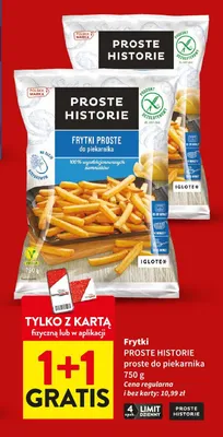 Frytki proste do piekarnika promocja w Intermarche