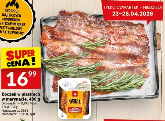 Boczek w plastrach w marynacie promocja w Twój Market