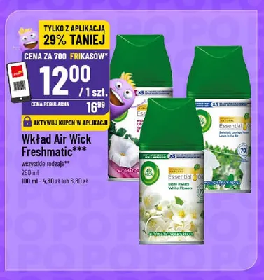 Wkład Air Wick Freshmatic Białe Kwiaty promocja w POLOmarket