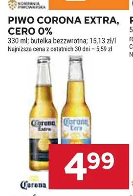 Piwo Corona Extra promocja w Stokrotka