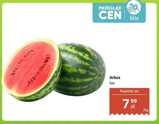Arbuz luz promocja w Biedronka