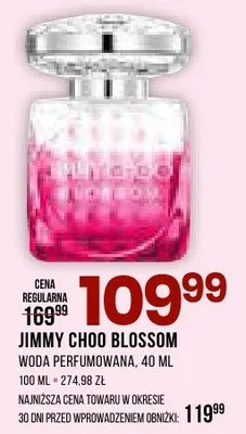 Perfumy Jimmy Choo Blossom promocja w Drogerie Natura