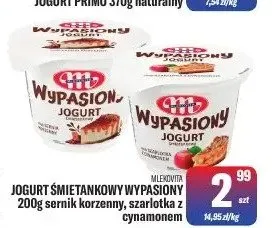 Jogurt śmietankowy promocja w Tomi Markt