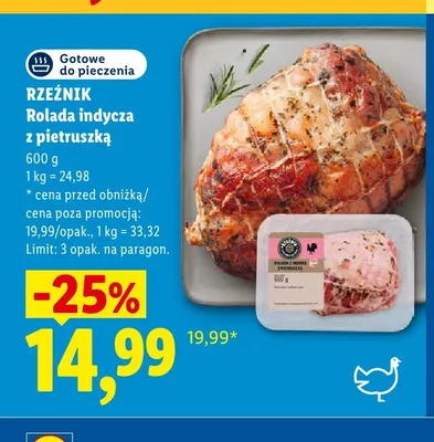 Rolada indycza z pietruszką Rzeźnik promocja w Lidl