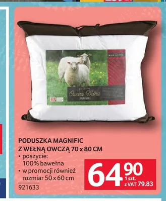 Poduszka Magnific z wełną owczą 70x80 cm promocja w Selgros