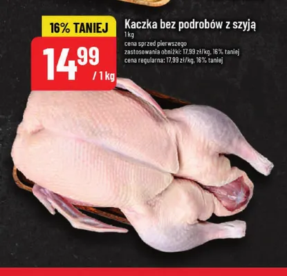 Kaczka bez podrobów z szyją promocja w POLOmarket