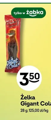 Żelka Gigant Cola promocja w Żabka