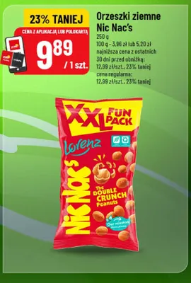Orzeszki ziemne Nic Nac's promocja w POLOmarket