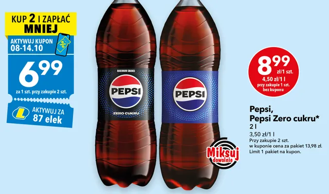 Napój gazowany Pepsi promocja w LEWIATAN