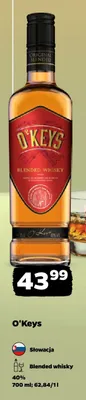 Whisky blended O'Keys promocja w Netto