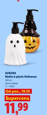 Mydło w płynie Halloween Aurora promocja w Lidl