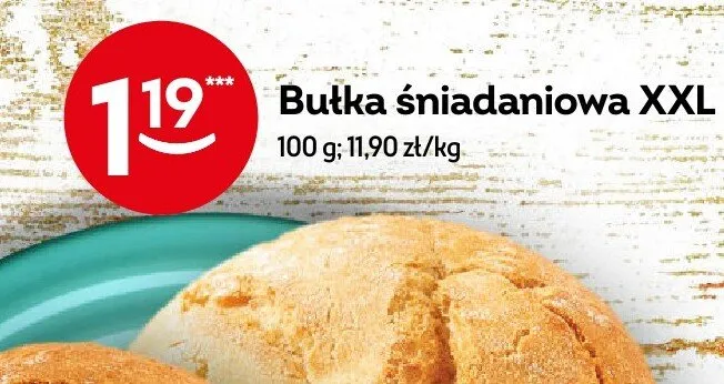 Bułka śniadaniowa XXL promocja w Żabka