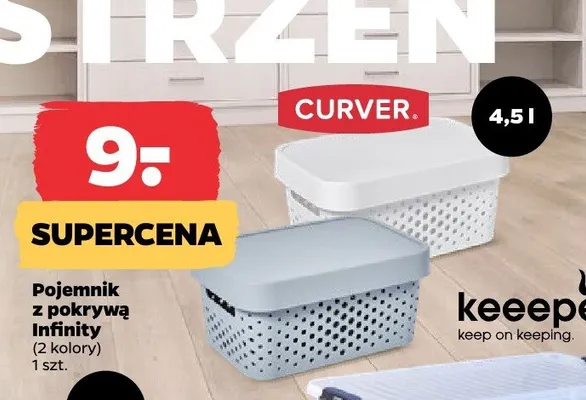 Pojemnik z pokrywką Infinity promocja w Netto