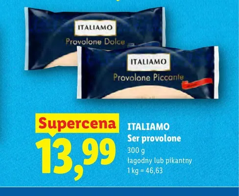 Ser provolone pikantny Italiamo promocja w Lidl