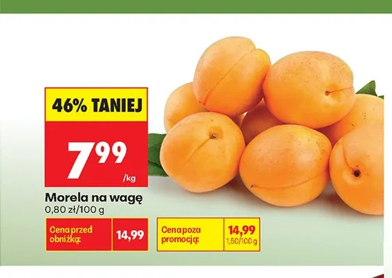 Morela na wagę promocja w Biedronka